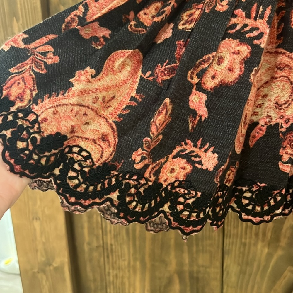 Hemant & Nandita Puff Sleeve Button Front Shirt D… - image 4